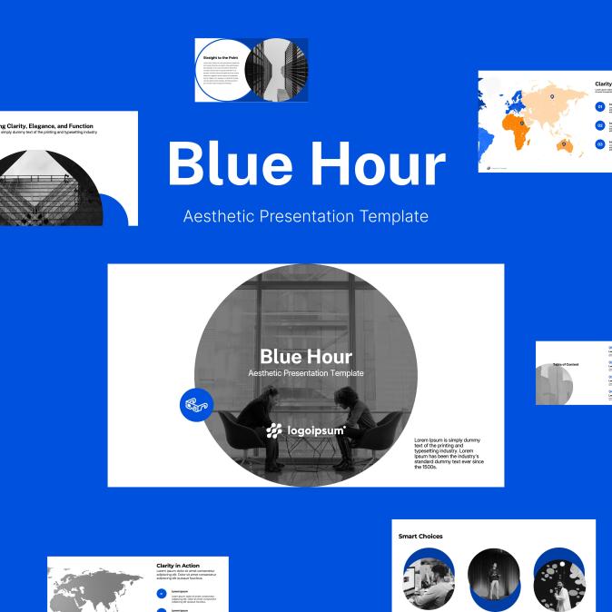 Blue Hour | Aesthetic Presentation Template